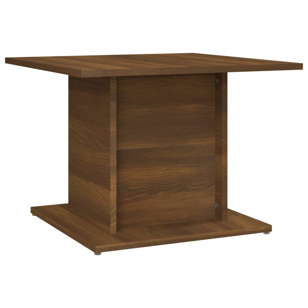 vidaXL Coffee Table Brown Oak 55.5x55.5x40 cm Engineered Wood