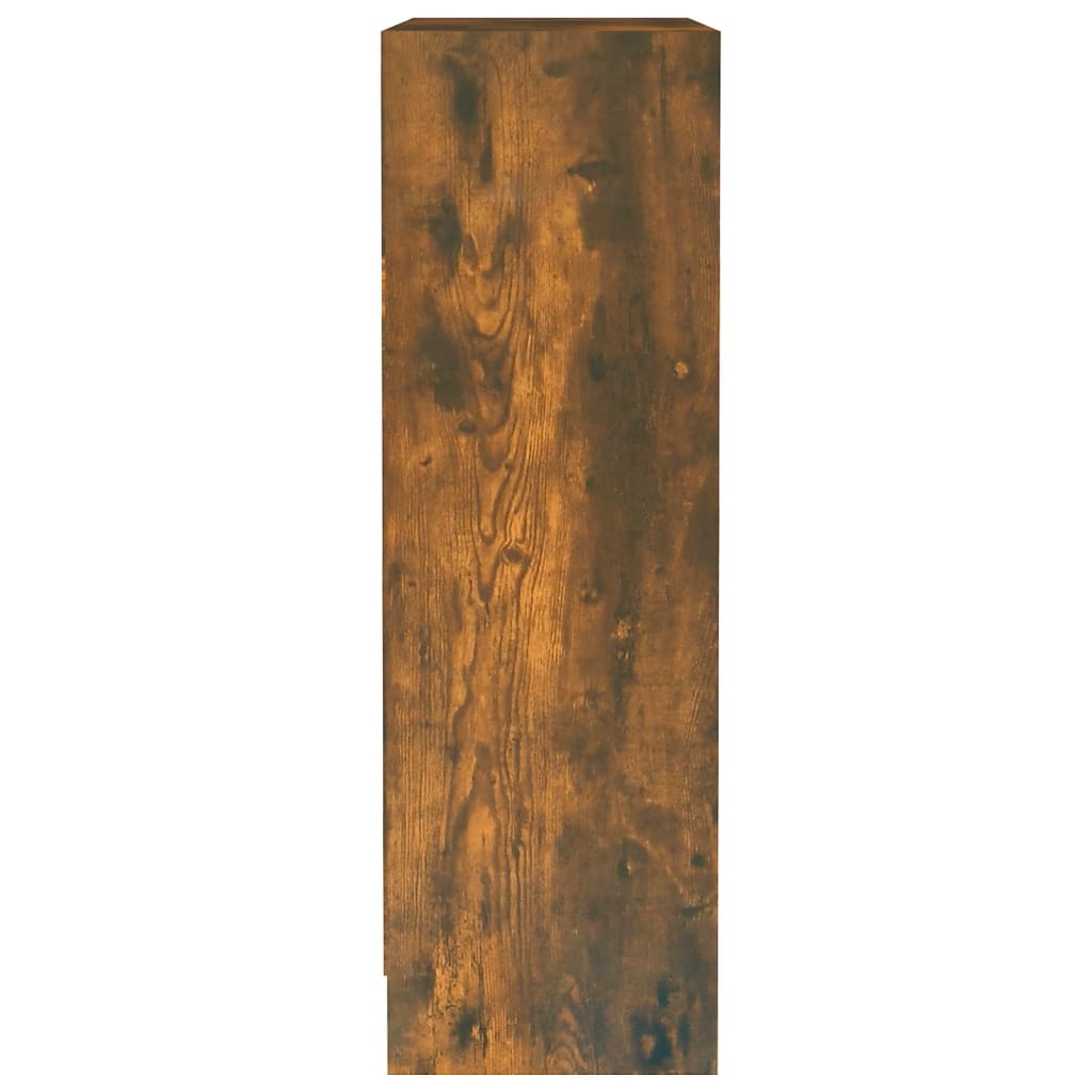 vidaXL Bookshelf Smoked Oak 60x24x76 cm Engineered Wood