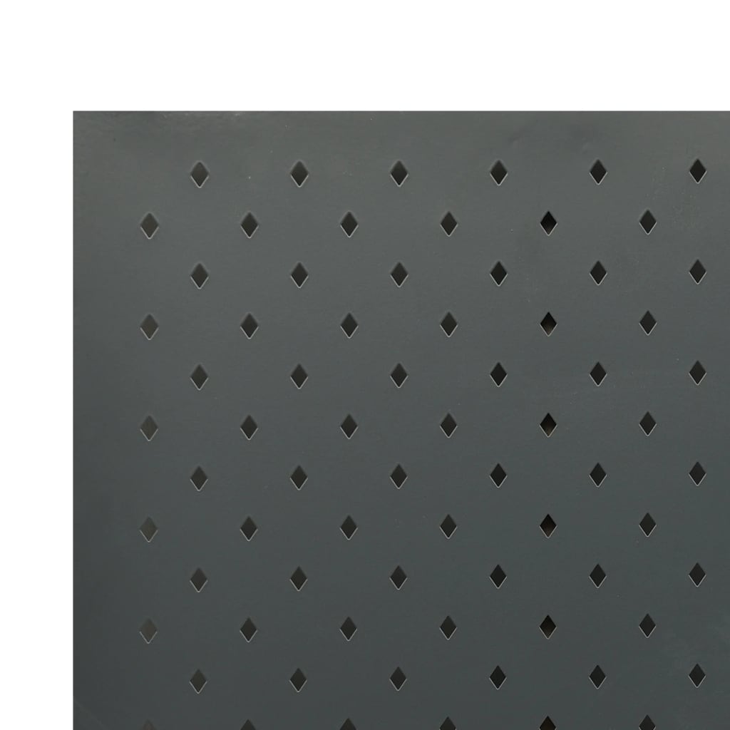 vidaXL 4-Panel Room Divider Anthracite 160x180 cm Steel