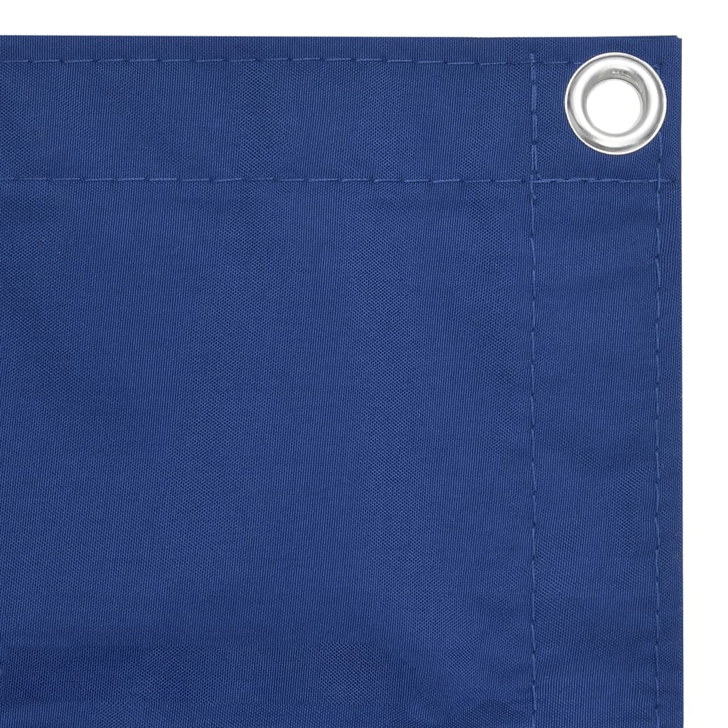 vidaXL Balcony Screen Blue 90x600 cm Oxford Fabric