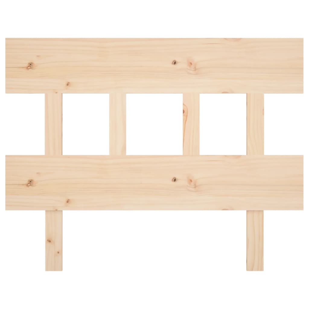 vidaXL Bed Headboard 103.5x3x81 cm Solid Wood Pine