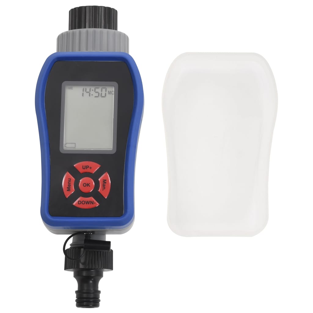 vidaXL Digital Water Timer with Single Outlet and Moisture Sensor