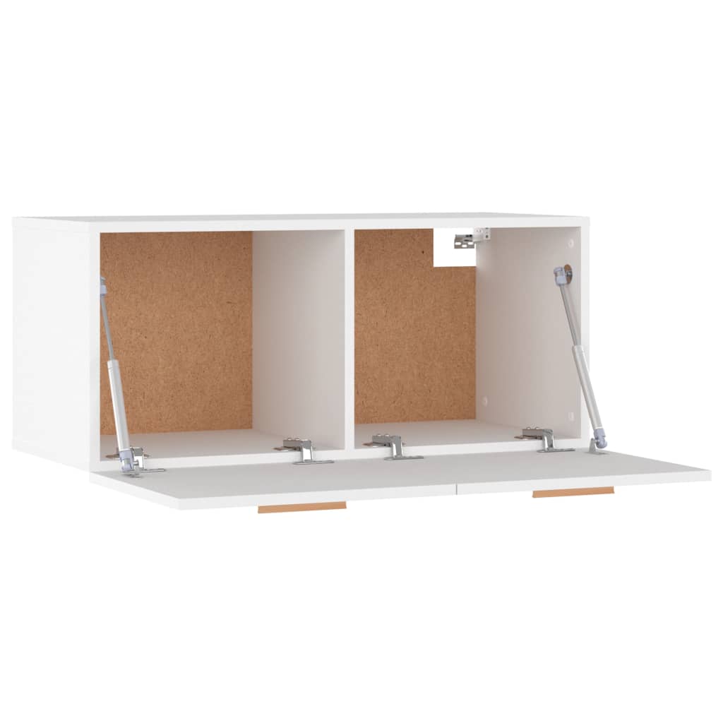 vidaXL Wall Cabinet White 80x35x36.5 cm Engineered Wood