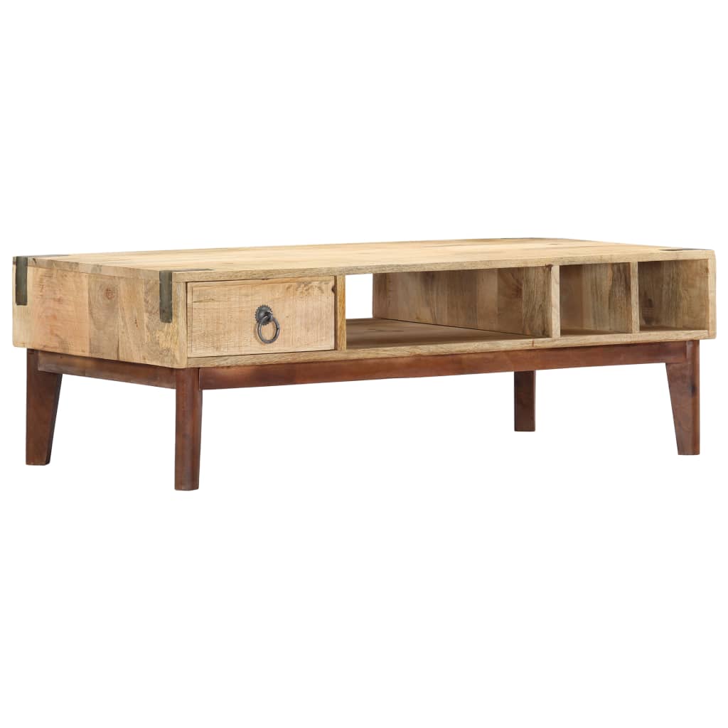 vidaXL Coffee Table 110x55x40 cm Solid Mango Wood