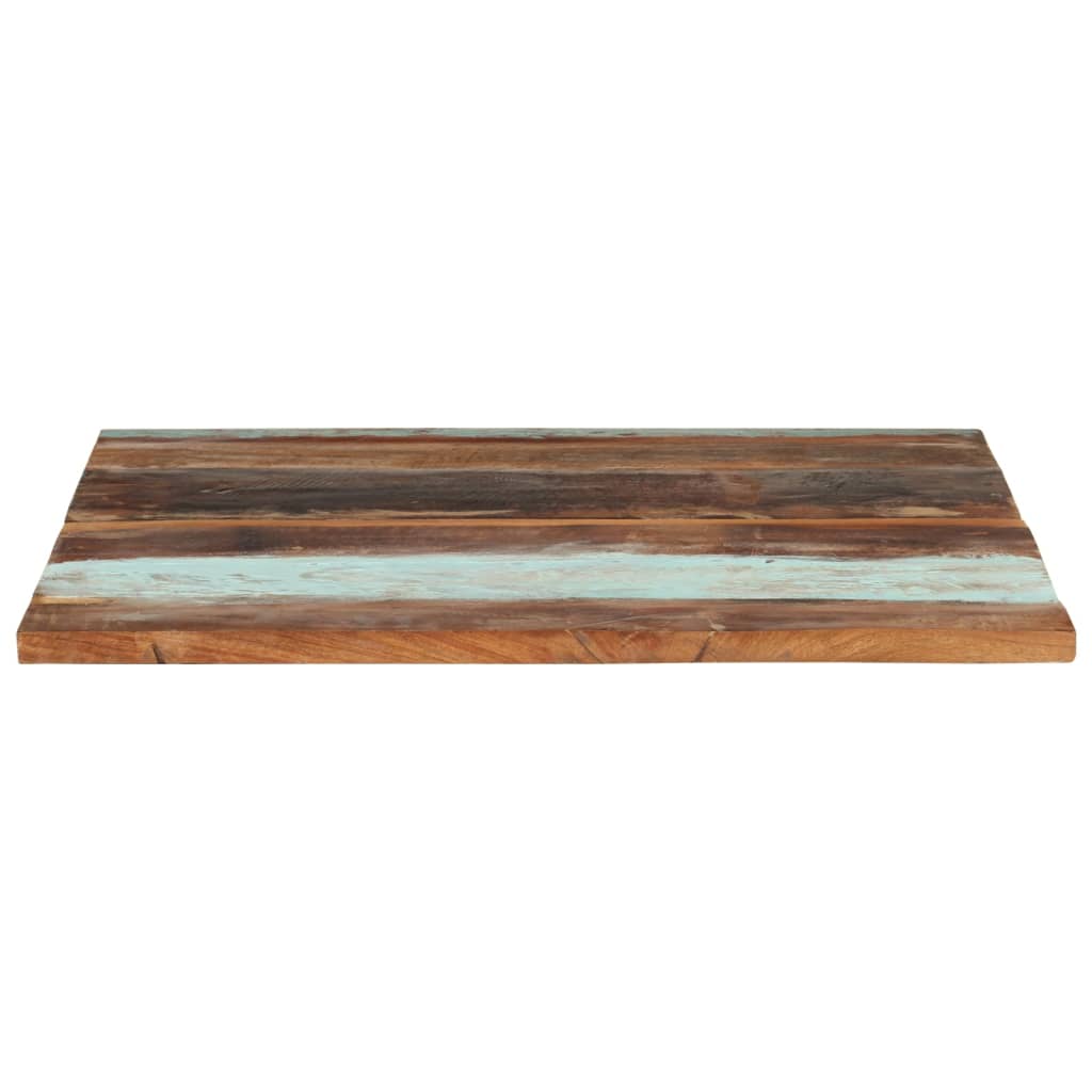 vidaXL Table Top 80x80x(2.5-2.7) cm Solid Wood Reclaimed