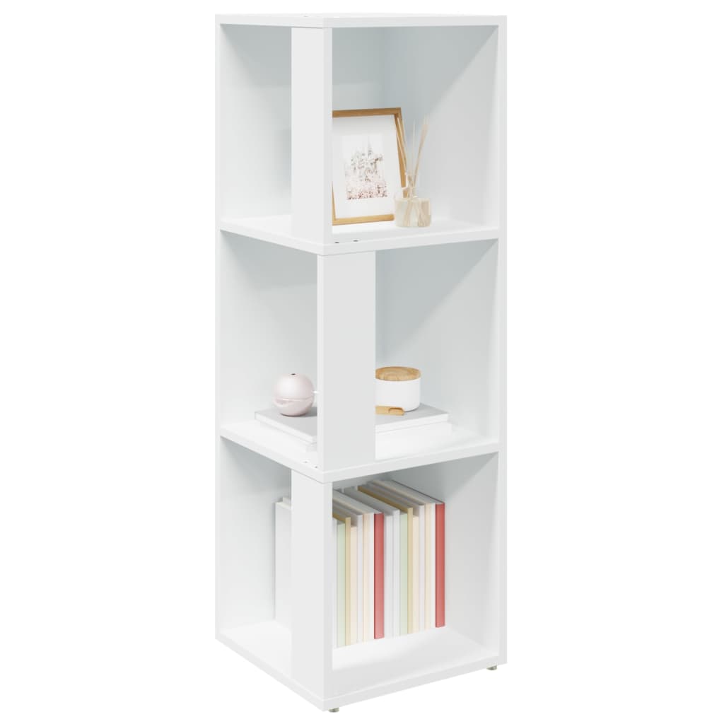 vidaXL Corner Cabinet White 33x33x100 cm Engineered Wood