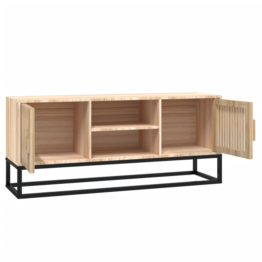 vidaXL TV Cabinet 105x30x45 cm Engineered Wood and Iron