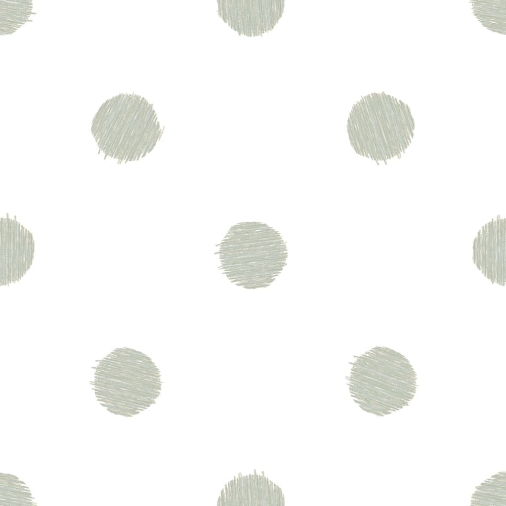 Noordwand Wallpaper Urban Friends & Coffee Dots White and Green