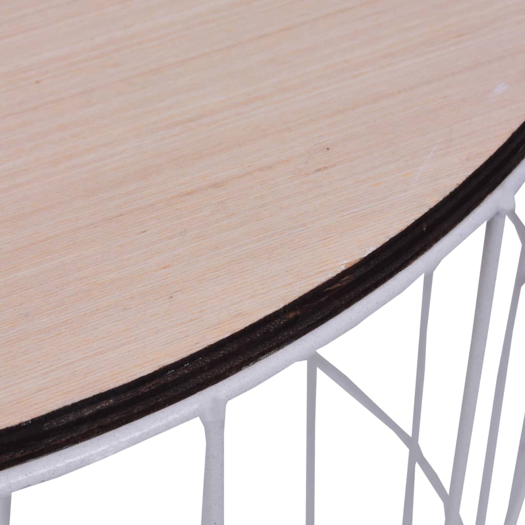 vidaXL Coffee Table White ? 39.5 cm