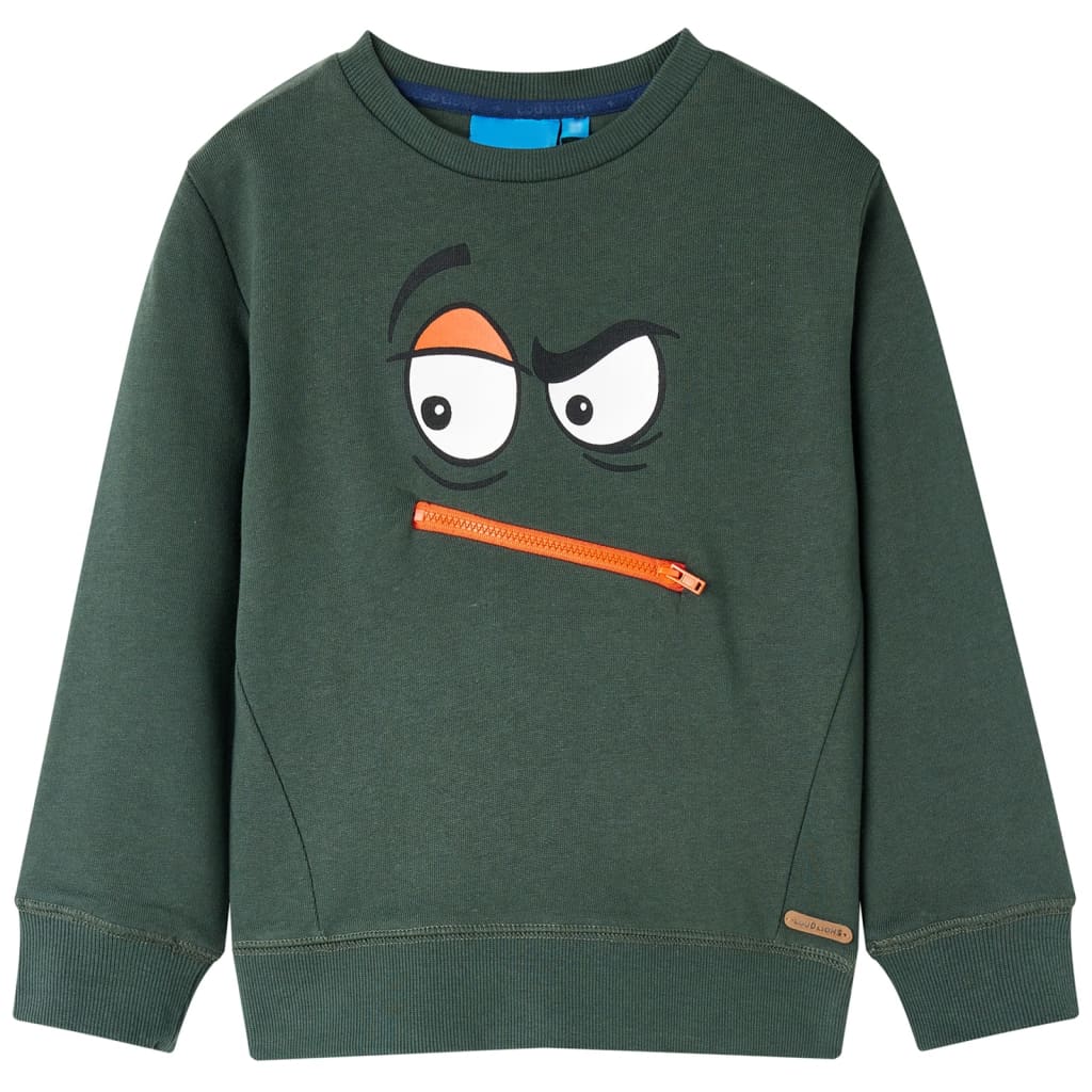 Kids' Sweatshirt Dark Green 92