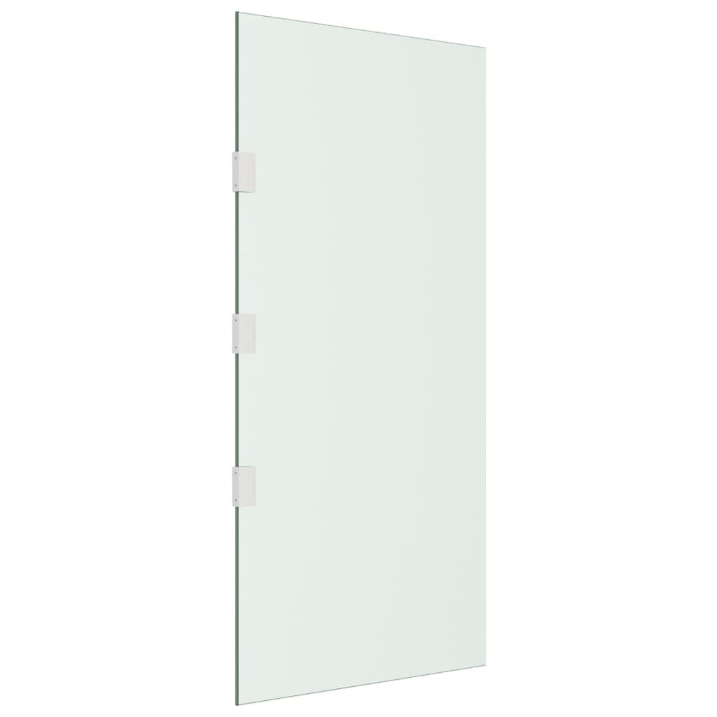 vidaXL Side Panels for Door Canopy 2 pcs Transparent Tempered Glass