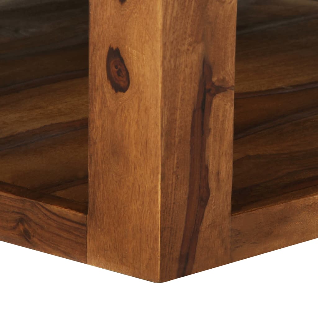 vidaXL Coffee Table 70x70x28 cm Solid Sheesham Wood
