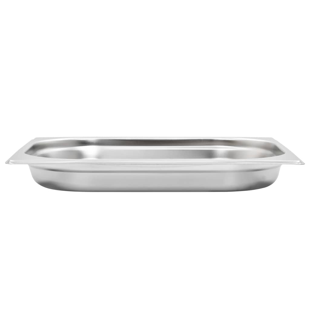 vidaXL Gastronorm Containers 8 pcs GN 1/2 40 mm Stainless Steel