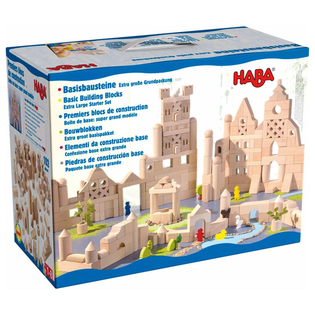 HABA 102 Piece Building Block Starter Set Extra Large 001077