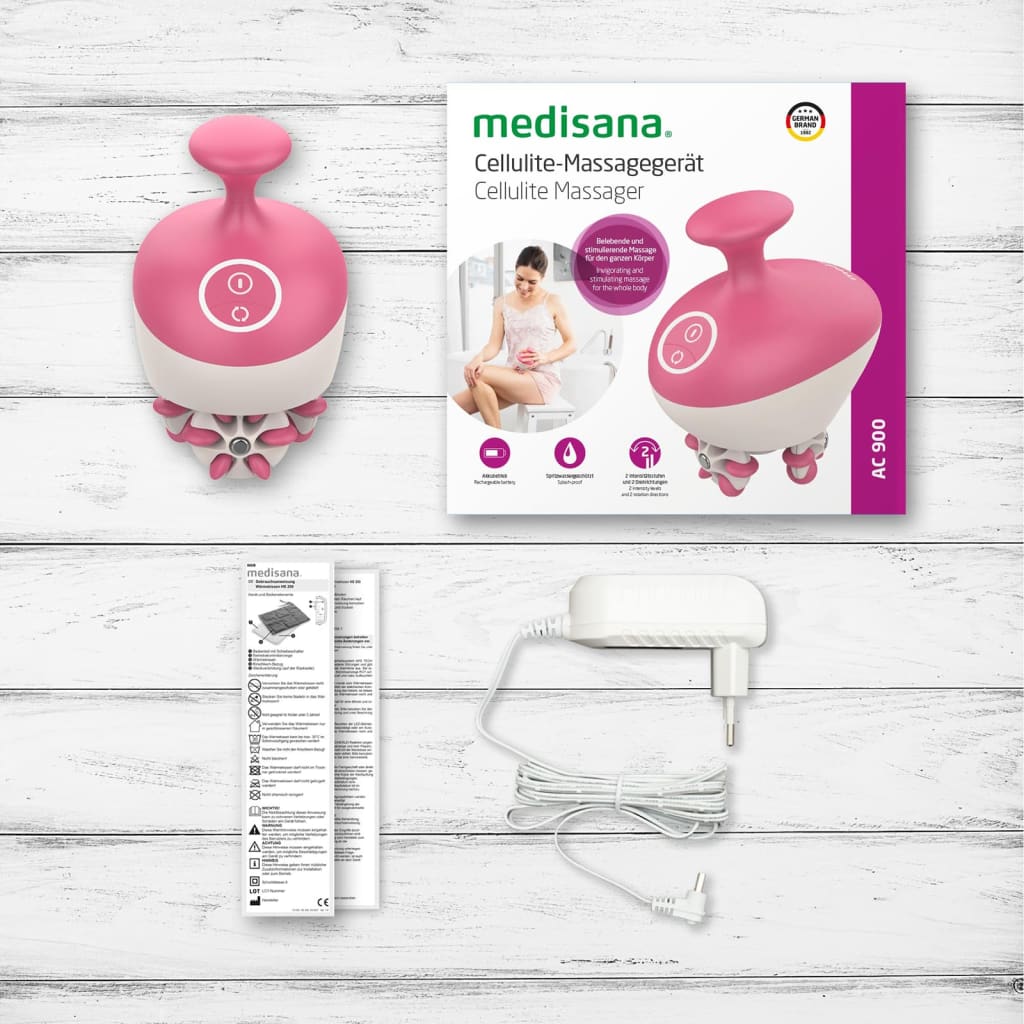 Medisana Cellulite Massager AC 900 Pink and White