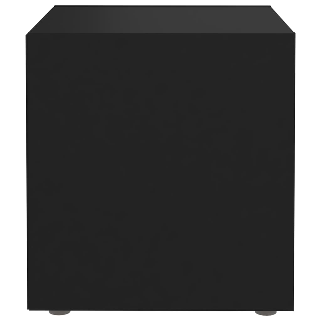 vidaXL TV Cabinets 4 pcs Black 37x35x37 cm Chipboard