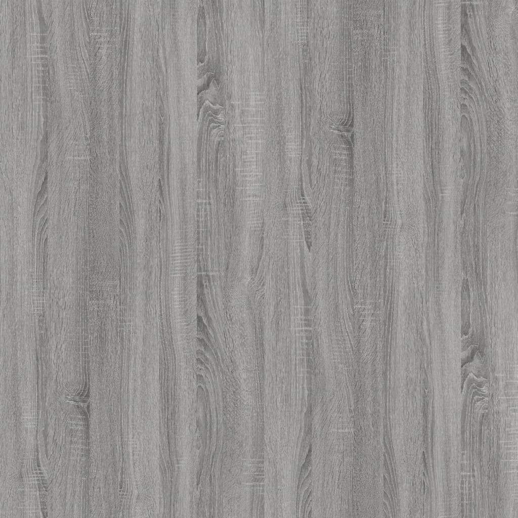 vidaXL Sideboard Grey Sonoma 100x33x59.5 cm Engineered Wood