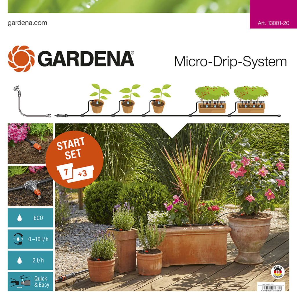GARDENA Micro-Drip System for Plant Pots M Starter Set 13001-20