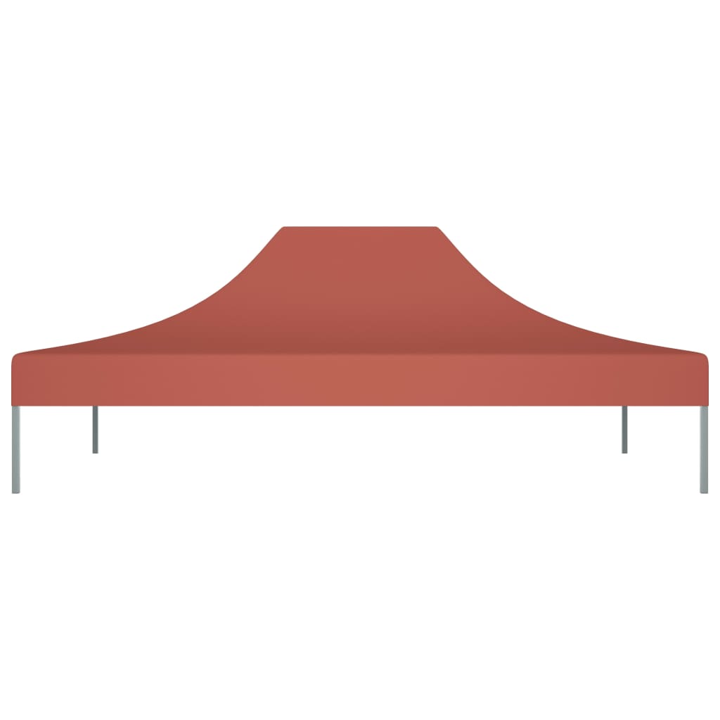 vidaXL Party Tent Roof 4x3 m Terracotta 270 g/m²