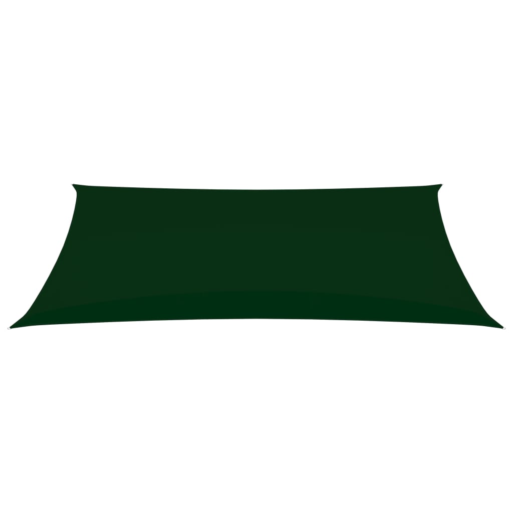 vidaXL Sunshade Sail Oxford Fabric Rectangular 3x6 m Dark Green