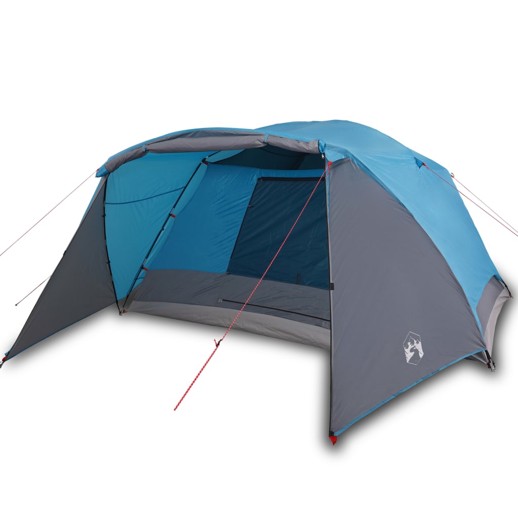 vidaXL Family Tent with Porch 6-Person Blue Waterproof
