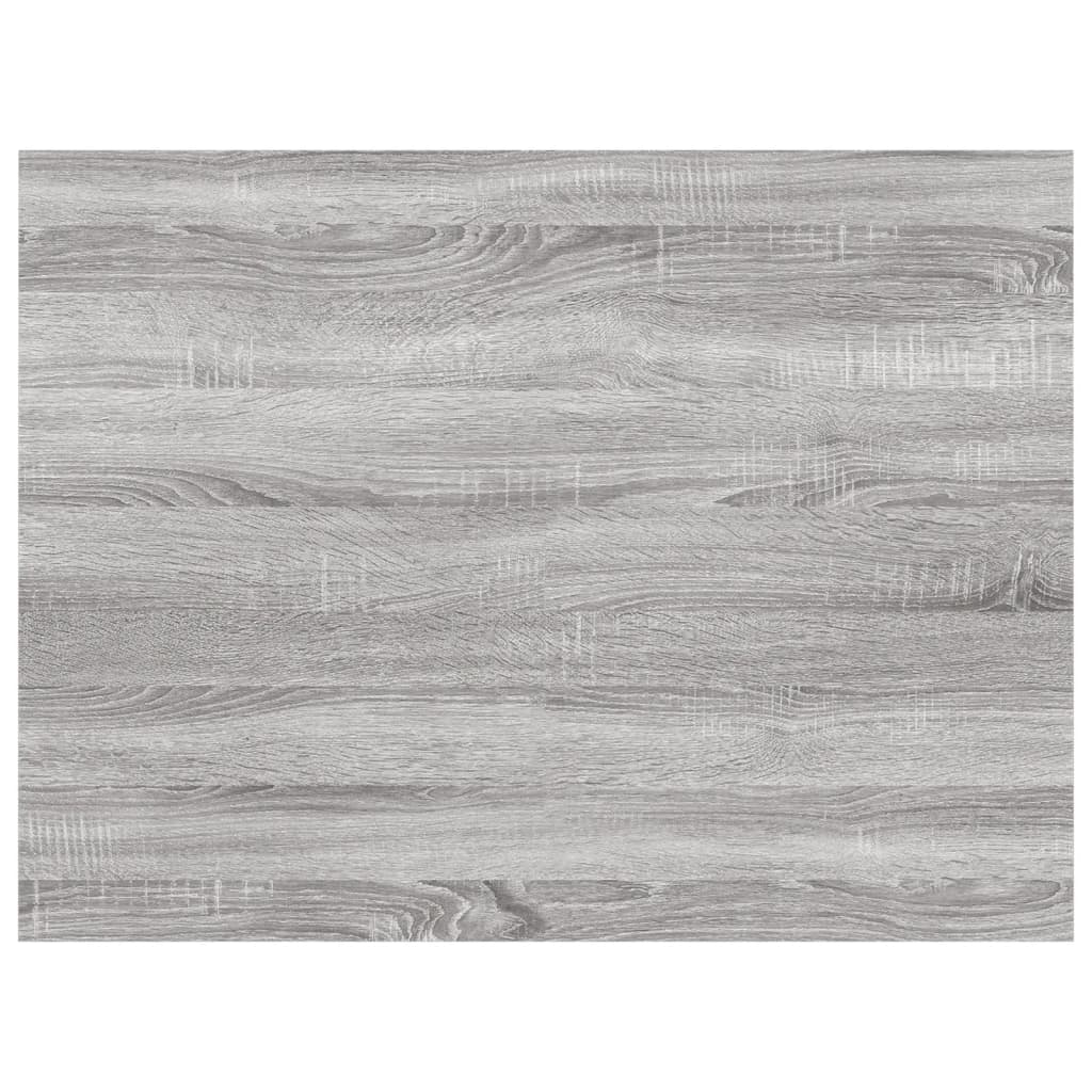 vidaXL Wall Shelves 4 pcs Grey Sonoma 40x30x1.5 cm Engineered Wood