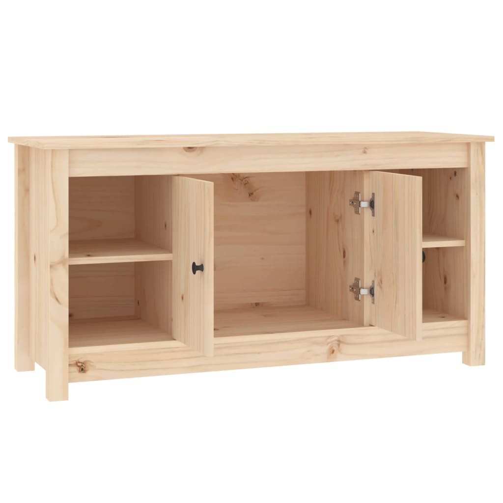 vidaXL TV Cabinet 103x36,5x52 cm Solid Wood Pine