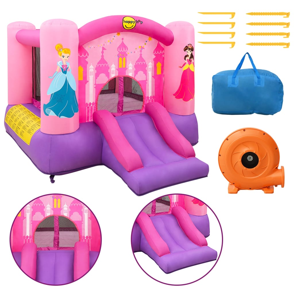 Happy Hop Inflatable Bouncer with Slide 300x225x175 cm PVC
