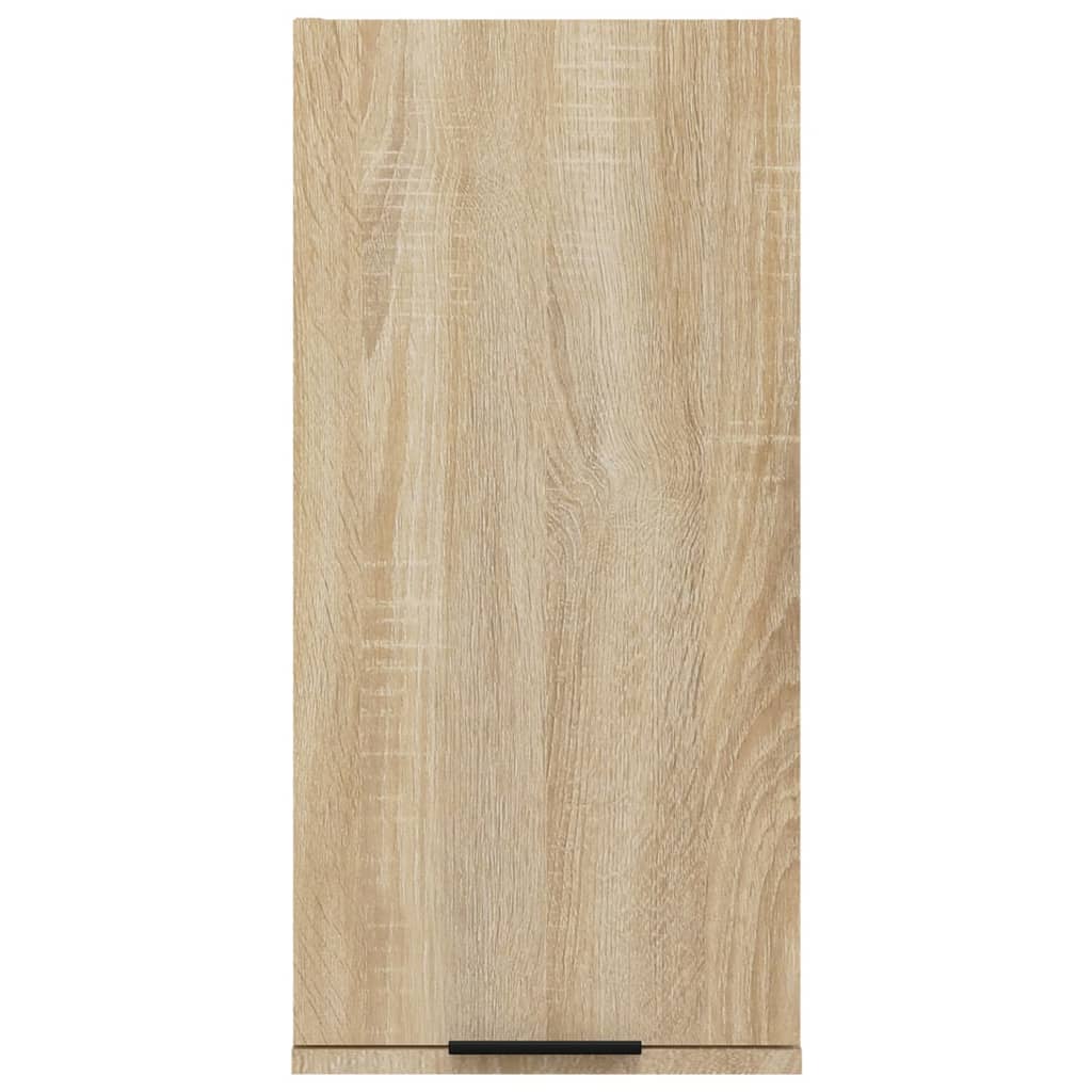 vidaXL Wall-mounted Bathroom Cabinet Sonoma Oak 32x20x67 cm