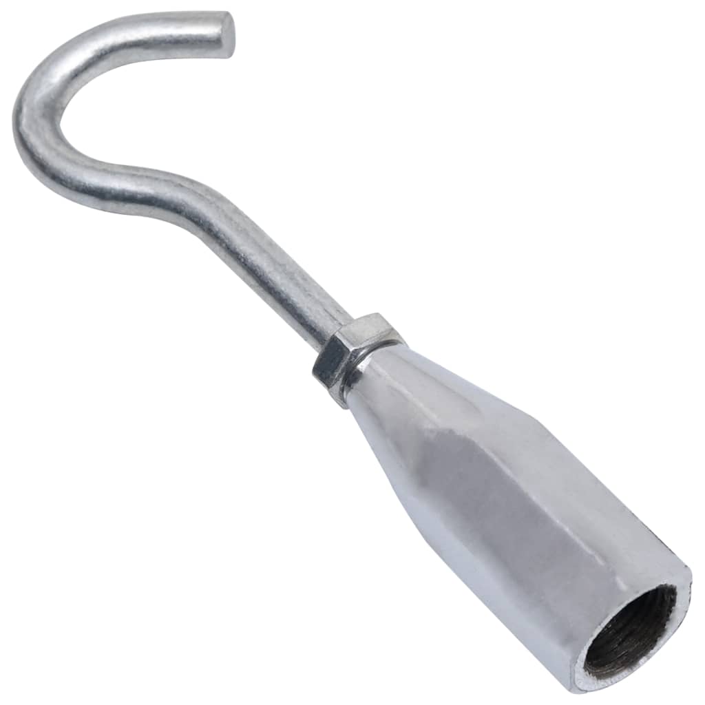vidaXL Slide Hammer with Hook 65 cm Carbon Steel