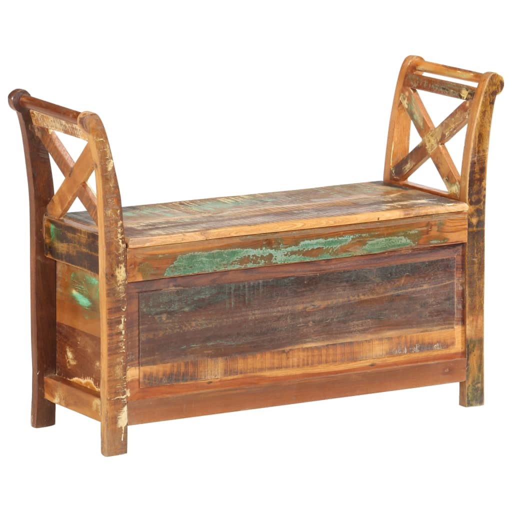 vidaXL Hall Bench 103x33x72 cm Solid Reclaimed Wood