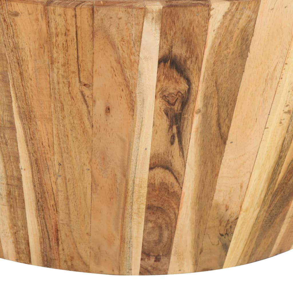 vidaXL Coffee Table Ø65x31 cm Solid Acacia Wood