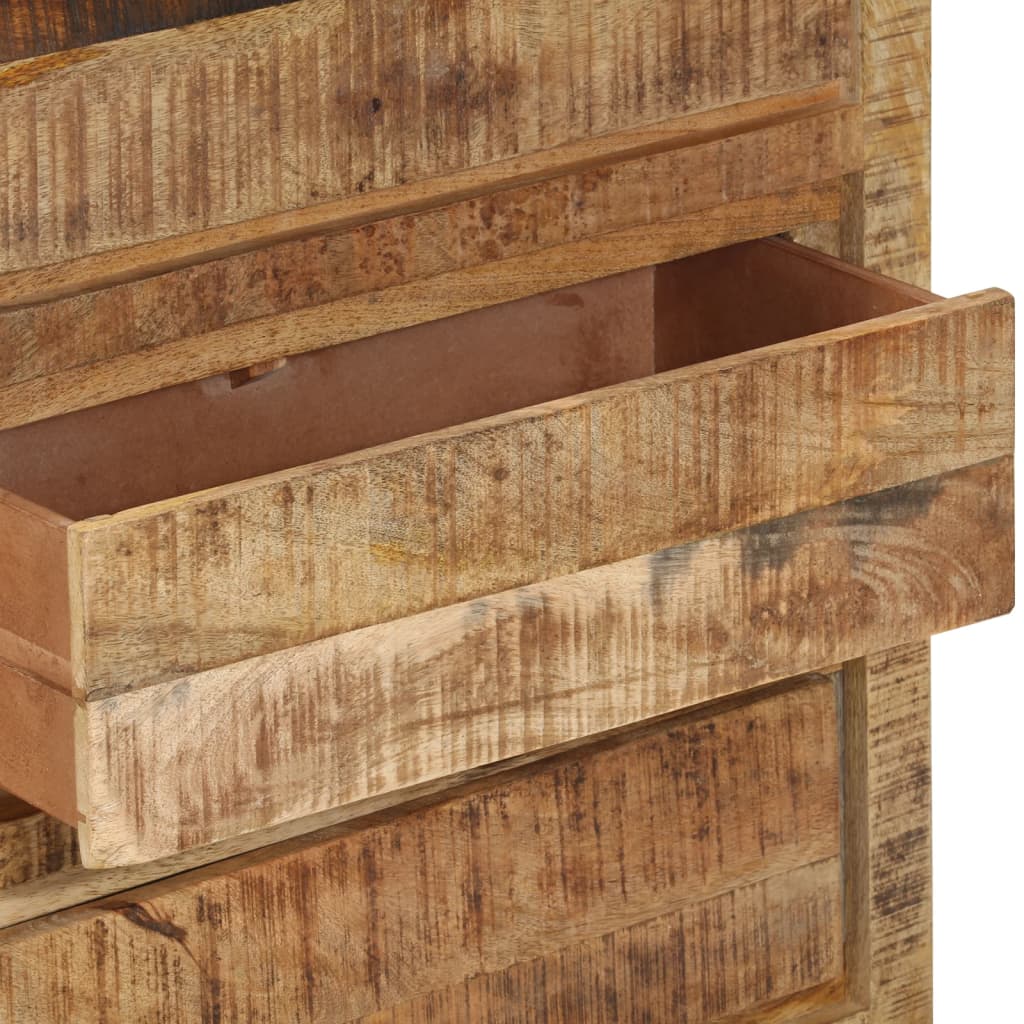 vidaXL Drawer Cabinet 60x33x75 cm Solid Wood Mango