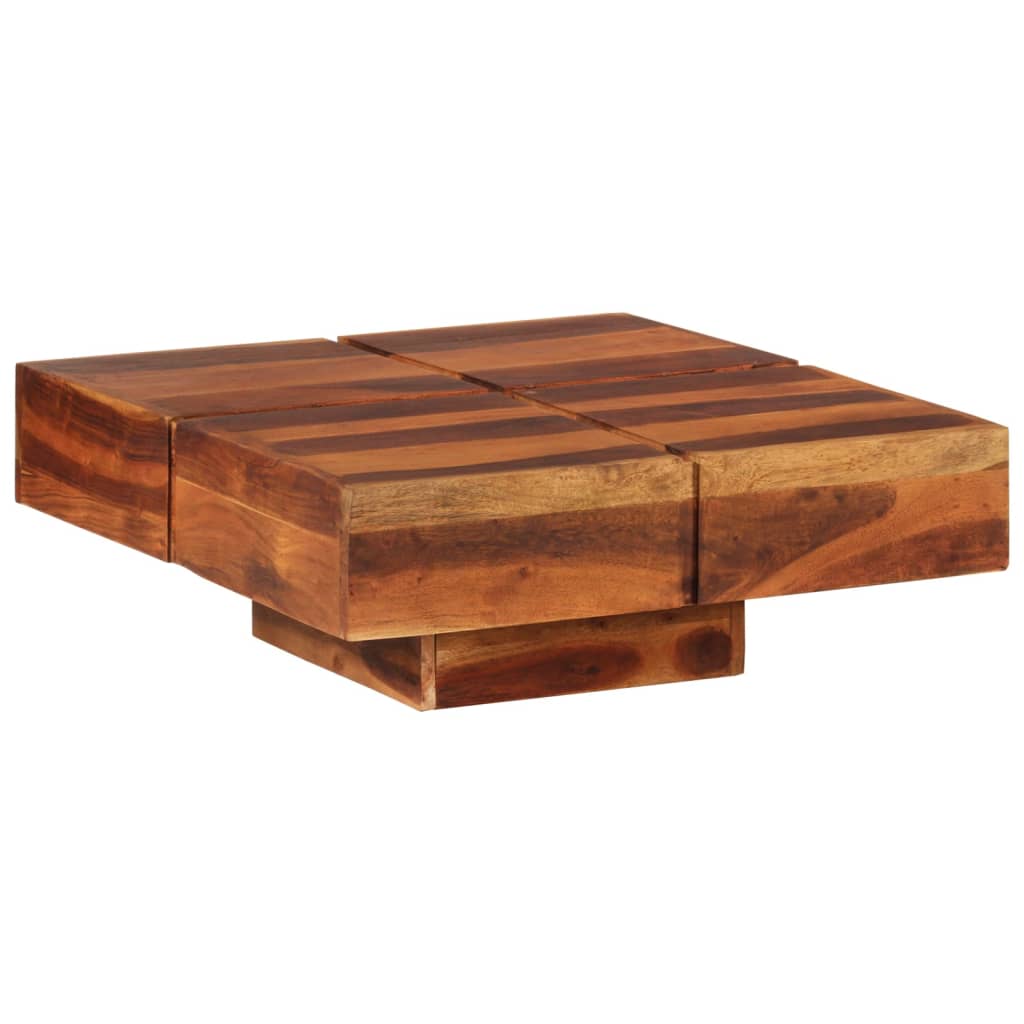 vidaXL Coffee Table 80x80x30 cm Solid Wood Acacia