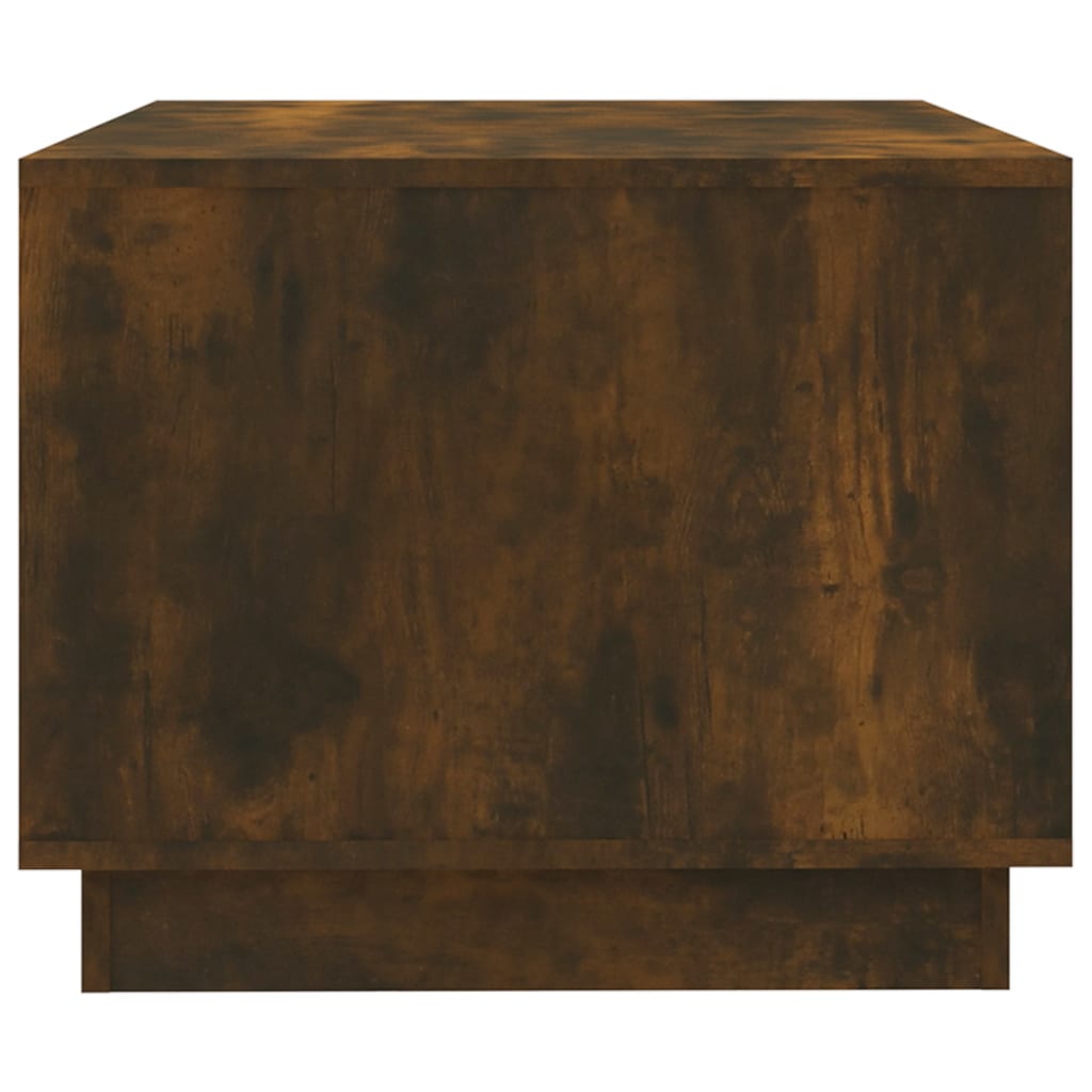 vidaXL Coffee Table Smoked Oak 102.5x55x44 cm Engineered Wood