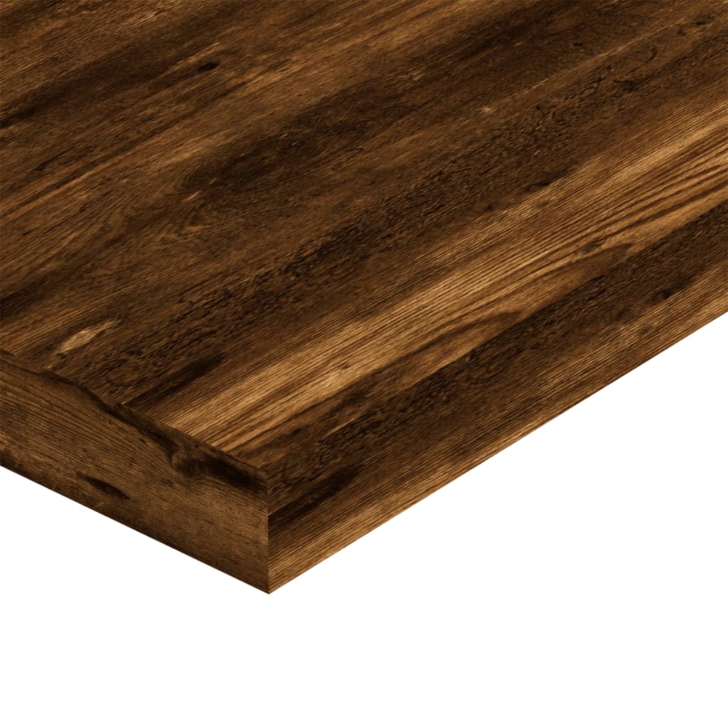 vidaXL Wall Shelves 4 pcs Smoked Oak 60x10x1.5 cm Engineered Wood