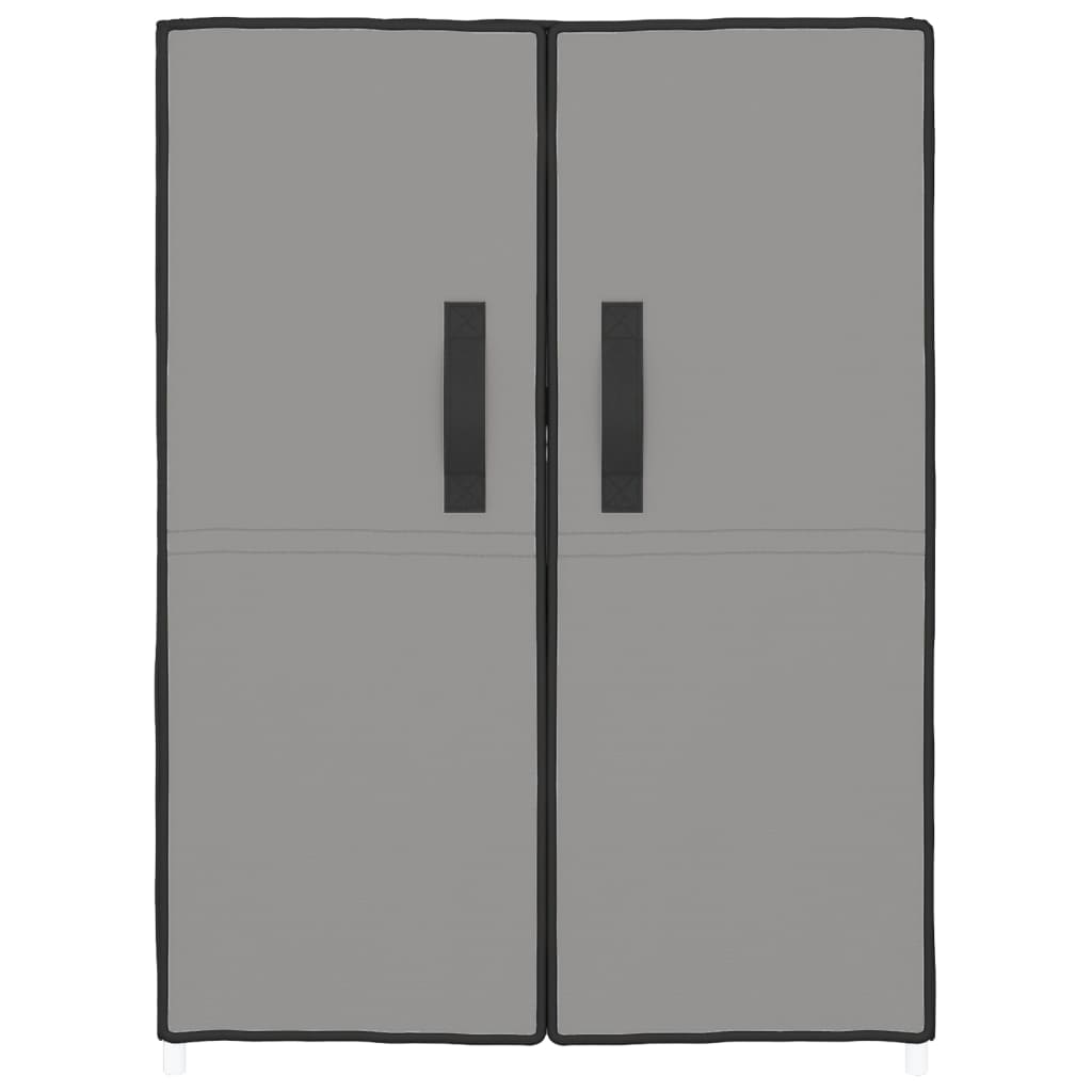 vidaXL Shoe Cabinet Grey 60x28x90 cm Fabric