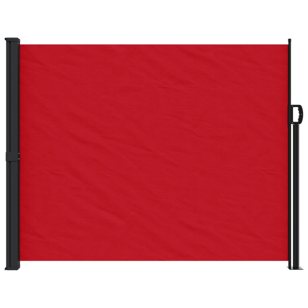 vidaXL Retractable Side Awning Red 160x300 cm