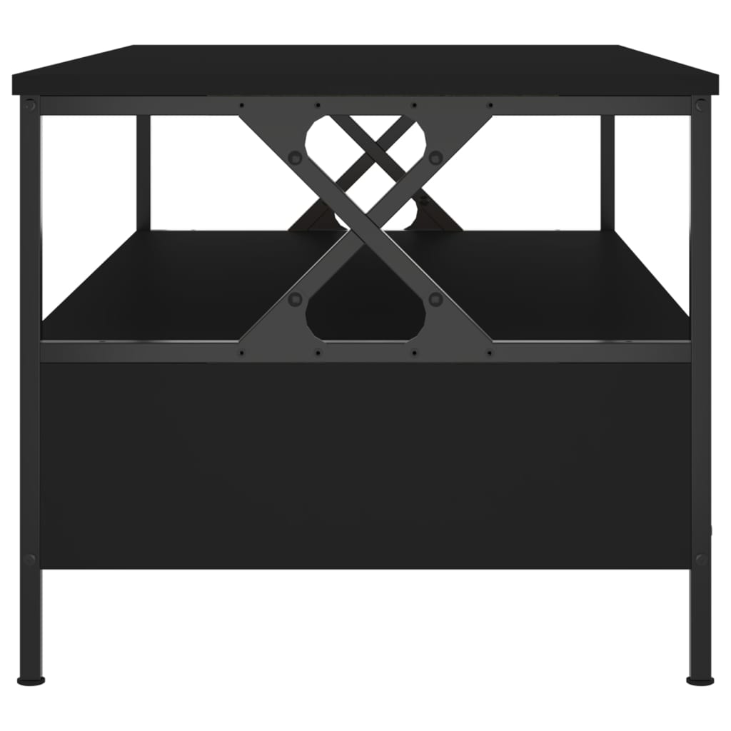 vidaXL Coffee Table Black 100x51x45 cm Engineered Wood