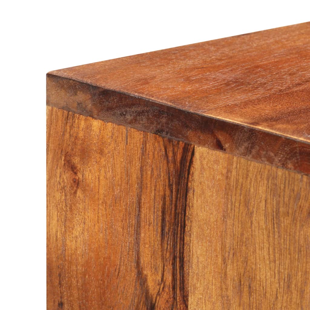 vidaXL Highboard 80x30x100 cm Solid Acacia Wood