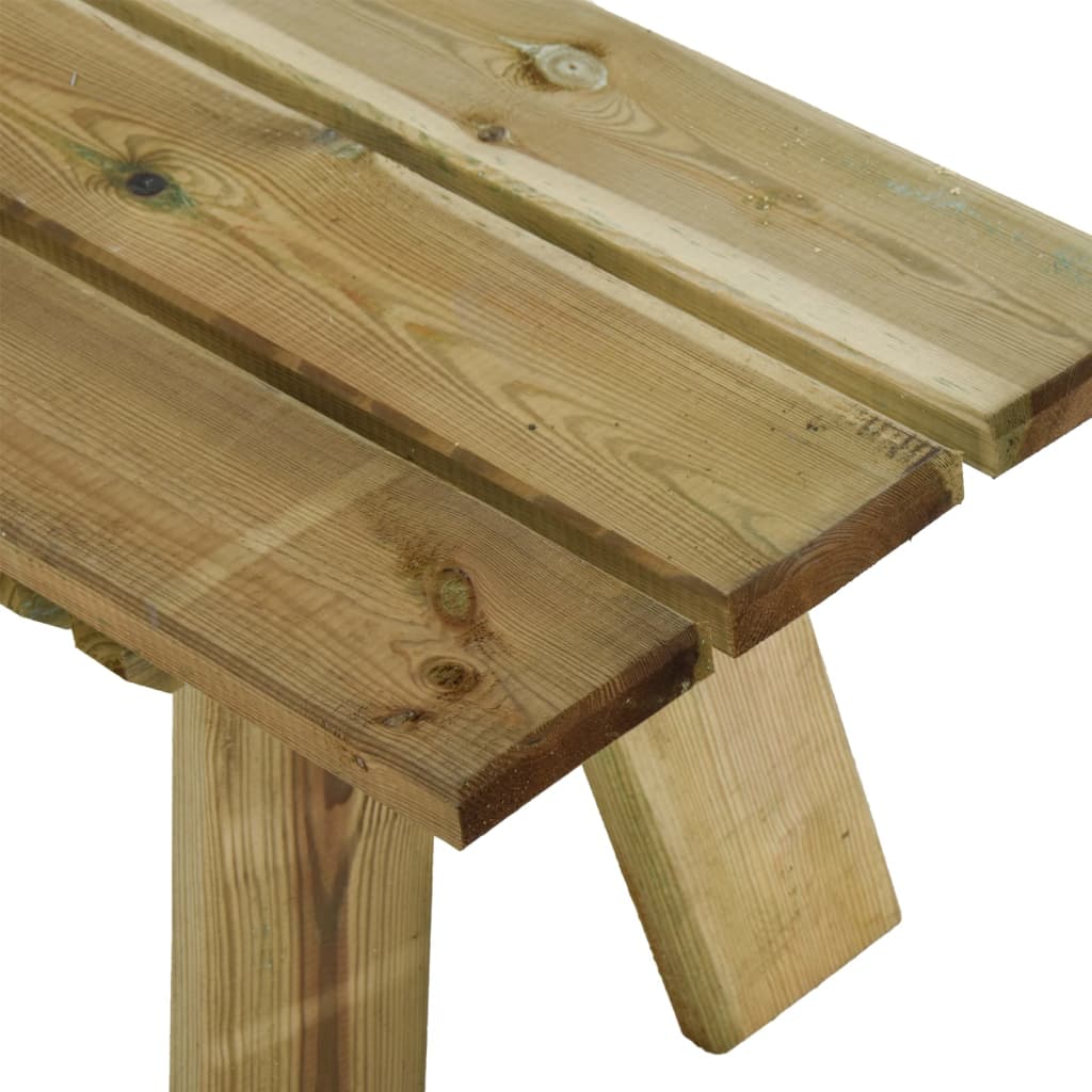 vidaXL Garden Bench 160 cm Impregnated Solid Wood Pine