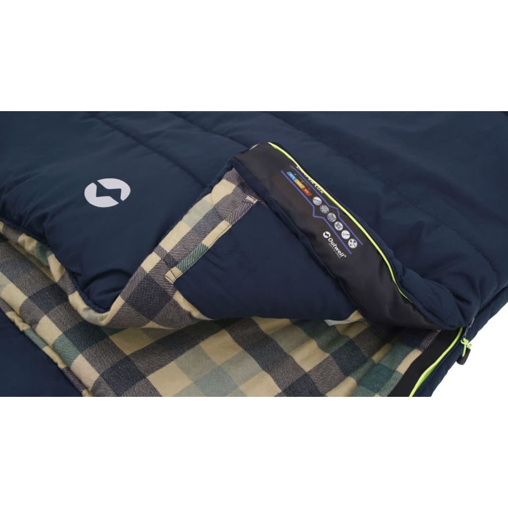 Outwell Sleeping Bag Camper Lux Right-Zipper Deep Blue