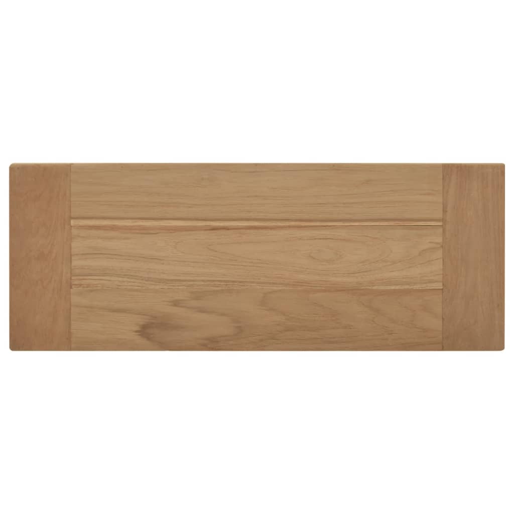 vidaXL Bench 80 cm Solid Wood Teak