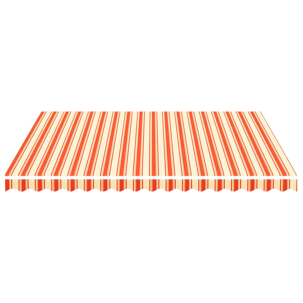 vidaXL Replacement Fabric for Awning Yellow and Orange 4x3.5 m