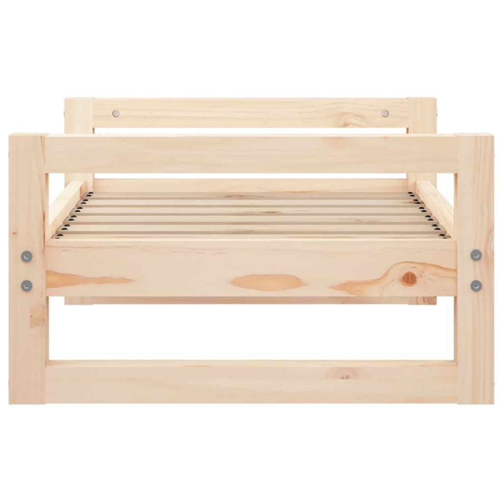 vidaXL Dog Bed 65.5x50.5x28 cm Solid Pine Wood