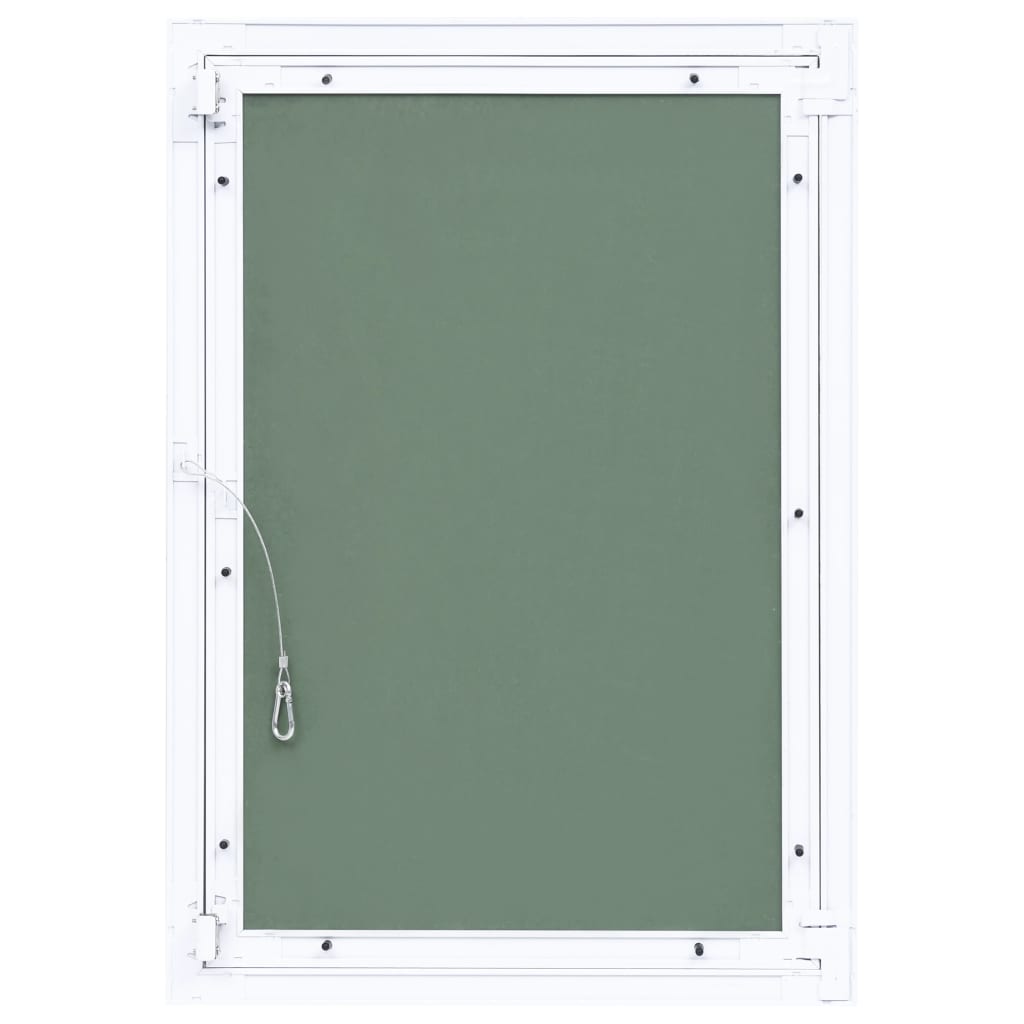 vidaXL Access Panel with Aluminium Frame and Plasterboard 400x600 mm