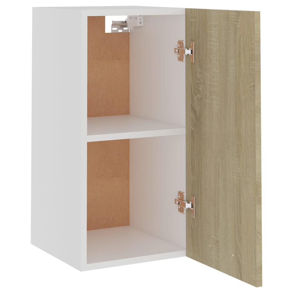 vidaXL Hanging Cabinet Sonoma Oak 29.5x31x60 cm Engineered Wood