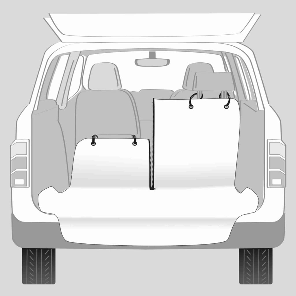 TRIXIE Car Boot Cover with Bumper Guard Beige and Black