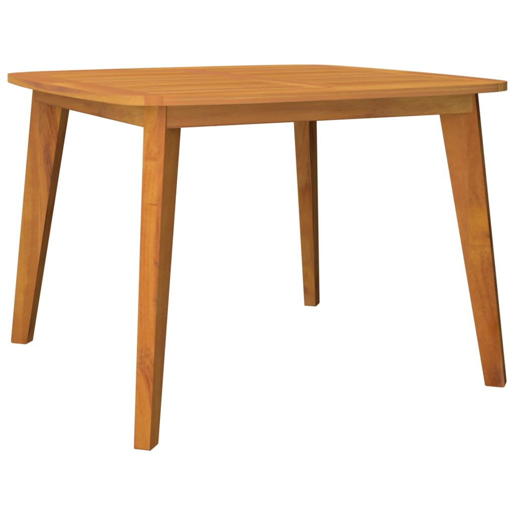 vidaXL Garden Table 110x110x75 cm Solid Wood Acacia