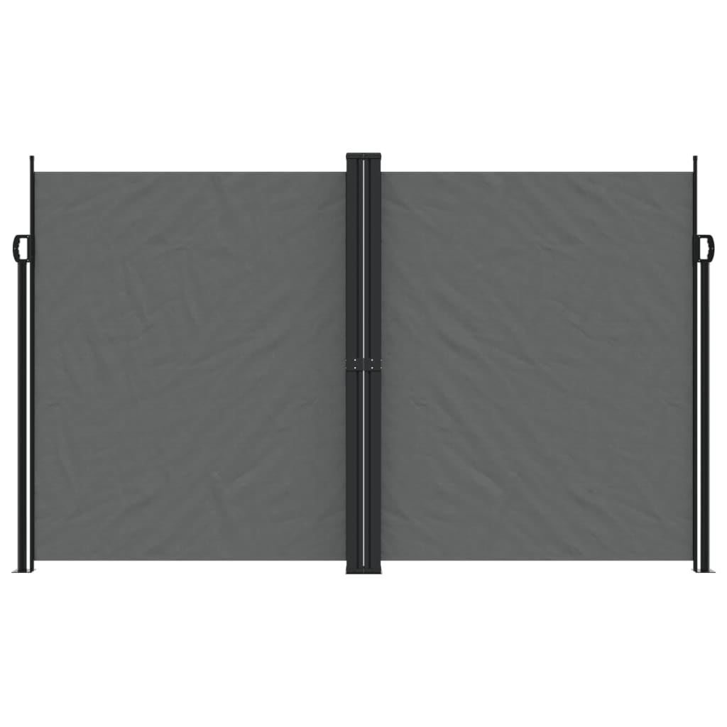 vidaXL Retractable Side Awning Anthracite 200x600 cm